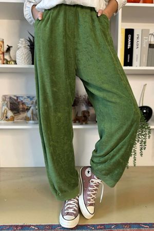Terry B Classic Relaxed Pant Olive